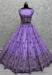 Picture of Graceful Chiffon Medium Purple Lehenga Choli