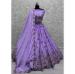 Picture of Graceful Chiffon Medium Purple Lehenga Choli
