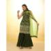 Picture of Georgette Dark Olive Green Readymade Salwar Kameez