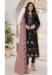 Picture of Amazing Georgette Black Straight Cut Salwar Kameez