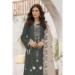 Picture of Georgette Dark Slate Grey Straight Cut Salwar Kameez