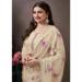 Picture of Beautiful Silk Rosy Brown Straight Cut Salwar Kameez