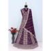 Picture of Lovely Georgette Maroon Anarkali Salwar Kameez