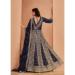 Picture of Gorgeous Georgette Navy Blue Anarkali Salwar Kameez