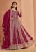 Picture of Stunning Georgette Maroon Anarkali Salwar Kameez