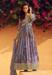 Picture of Ideal Chiffon & Silk Dim Gray Party Wear Gown