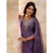 Picture of Classy Silk Dark Slate Blue Readymade Salwar Kameez