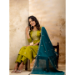 Picture of Delightful Silk Olive Readymade Salwar Kameez