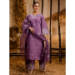 Picture of Magnificent Silk Grey Readymade Salwar Kameez