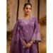 Picture of Magnificent Silk Grey Readymade Salwar Kameez