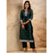 Picture of Sublime Cotton Sea Green Readymade Salwar Kameez