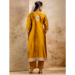 Picture of Cotton Dark Golden Rod Readymade Salwar Kameez