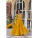 Picture of Sightly Georgette Dark Golden Rod Readymade Gown