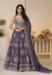 Picture of Beautiful Satin & Silk Dark Slate Blue Lehenga Choli