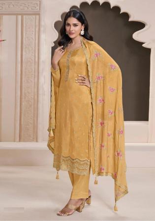 Picture of Beauteous Silk Peru Straight Cut Salwar Kameez