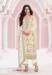Picture of Excellent Chiffon Snow Straight Cut Salwar Kameez