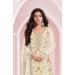 Picture of Excellent Chiffon Snow Straight Cut Salwar Kameez