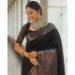 Picture of Sightly Silk Black Saree