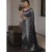 Picture of Sightly Silk Navy Blue Saree