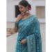 Picture of Fine Silk Cadet Blue Saree