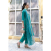 Picture of Fascinating Silk Teal Readymade Salwar Kameez