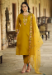 Picture of Charming Silk Dark Golden Rod Readymade Salwar Kameez