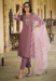 Picture of Amazing Silk Plum Readymade Salwar Kameez