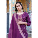 Picture of Ideal Silk Plum Readymade Salwar Kameez