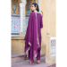 Picture of Ideal Silk Plum Readymade Salwar Kameez