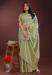 Picture of Beautiful Cotton Dark Olive Green Saree