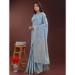 Picture of Bewitching Cotton Slate Blue Saree