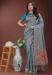 Picture of Enticing Silk Steel Blue Saree