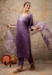 Picture of Sublime Silk Dim Gray Readymade Salwar Kameez