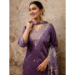 Picture of Sublime Silk Dim Gray Readymade Salwar Kameez
