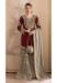 Picture of Taking Georgette Maroon Straight Cut Salwar Kameez