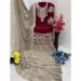Picture of Taking Georgette Maroon Straight Cut Salwar Kameez