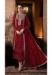 Picture of Georgette Indian Red Straight Cut Salwar Kameez