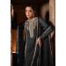 Picture of Shapely Georgette Black Straight Cut Salwar Kameez
