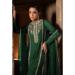 Picture of Georgette Sea Green Straight Cut Salwar Kameez