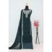 Picture of Georgette Dark Slate Grey Straight Cut Salwar Kameez