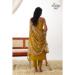 Picture of Organza Dark Golden Rod Readymade Salwar Kameez