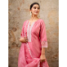 Picture of Exquisite Silk Rosy Brown Readymade Salwar Kameez