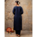 Picture of Appealing Silk Midnight Blue Readymade Salwar Kameez