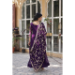 Picture of Graceful Georgette Purple Readymade Gown