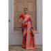 Picture of Graceful Silk Fire Brick Saree
