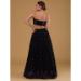 Picture of Fascinating Georgette Black Lehenga Choli