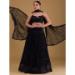 Picture of Fascinating Georgette Black Lehenga Choli