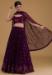 Picture of Excellent Georgette Purple Lehenga Choli