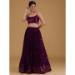 Picture of Excellent Georgette Purple Lehenga Choli