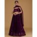 Picture of Excellent Georgette Purple Lehenga Choli